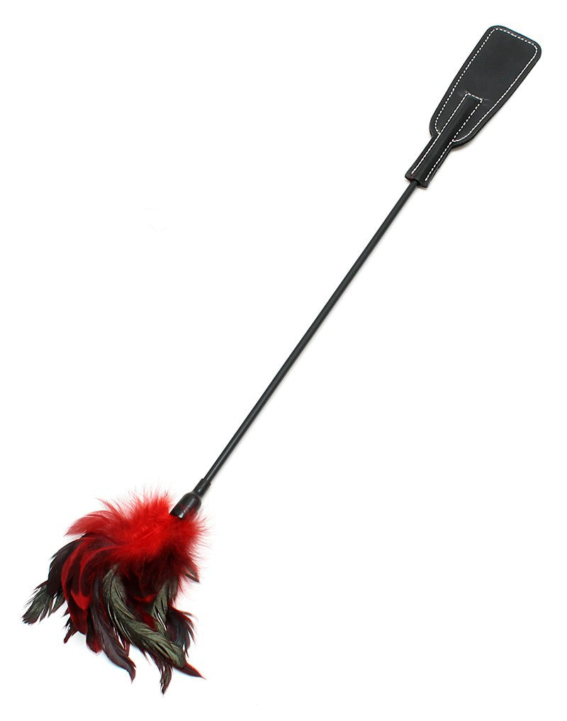 Rimba Bondage Play - Double Pleasure Whip - Rood + Zwart