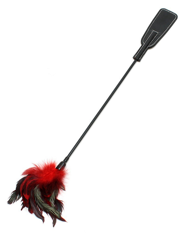 Rimba Bondage Play - Double Pleasure Whip - Rood + Zwart