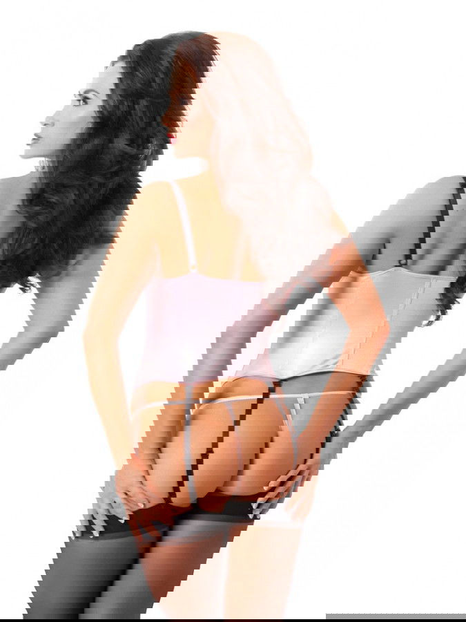 Rimba - Corset, G-String + kousen