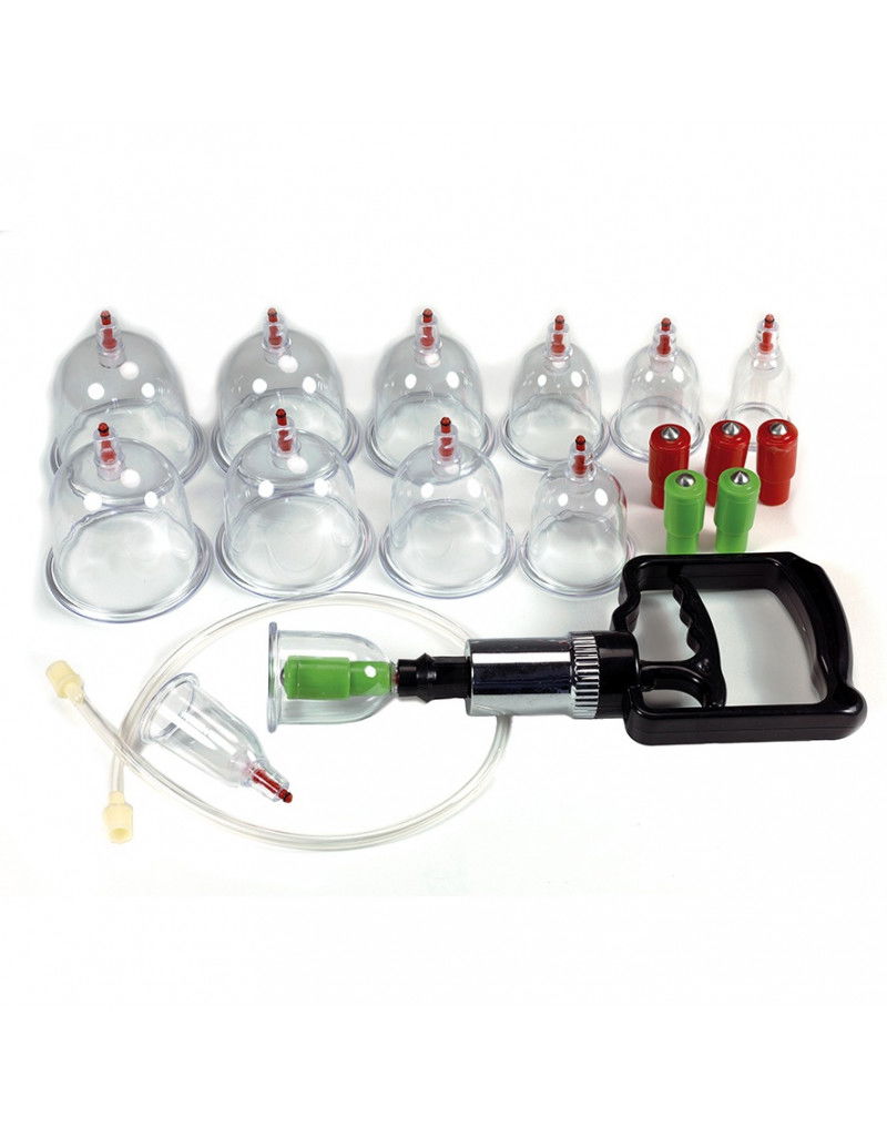 Rimba Bondage Play - Cupping set compleet met 12 cups