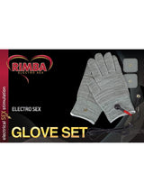 Rimba Electro Sex Handschoenen, uni-polair, inclusief accessoires