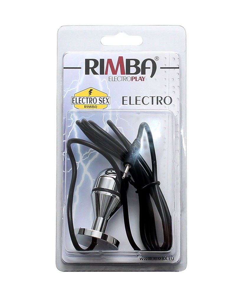 Rimba Electro Sex mini ballonplug, bi-polair (60 mm)
