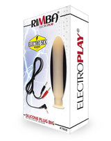 Rimba Electro Sex Plug, groot, bi polair (155 mm)