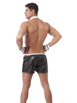 Amorable by Rimba - 4-Delig gigoloset - One Size - Zwart