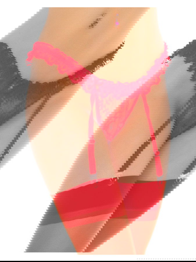 Amorable by Rimba - Jarretelgordel met Kousen - One Size