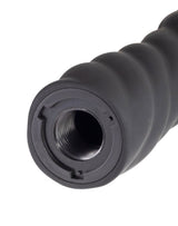 Rimba Latex Play - Verwisselbare Dildo voor Strap-on - Zwart