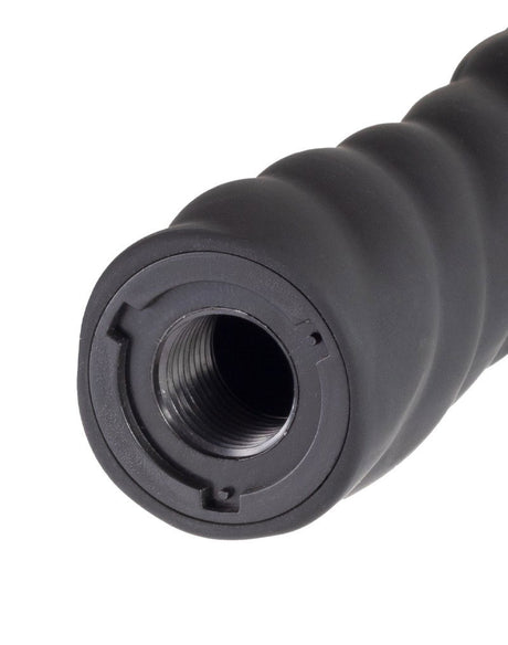 Rimba Latex Play - Verwisselbare Dildo voor Strap-on - Zwart