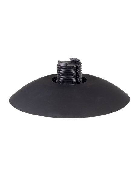 Rimba Latex Play - Verwisselbare Dildo voor Strap-on met Zuignap - Zwart