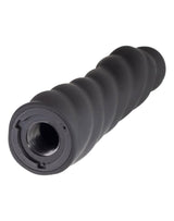 Rimba Latex Play - Verwisselbare Dildo voor Strap-on met Zuignap - Zwart