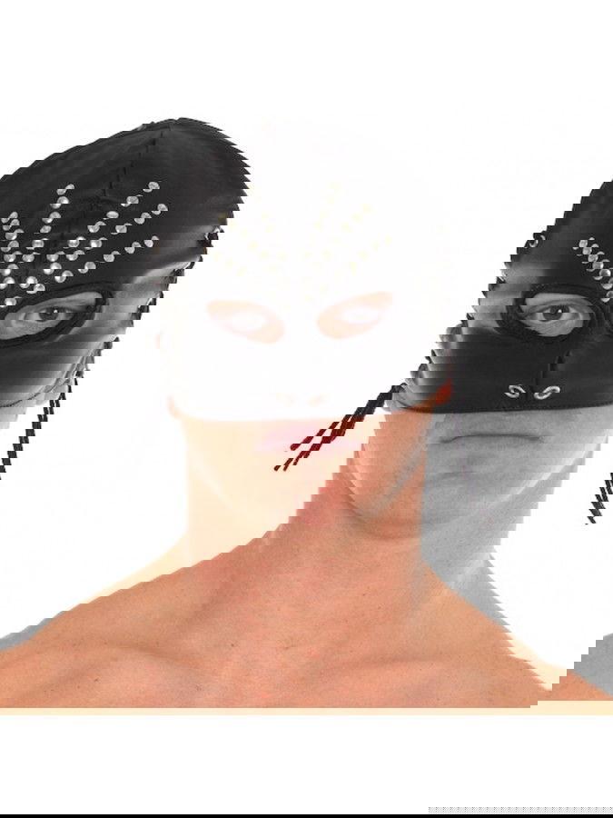 Rimba - Masker met kattenogen, versierd met nieten