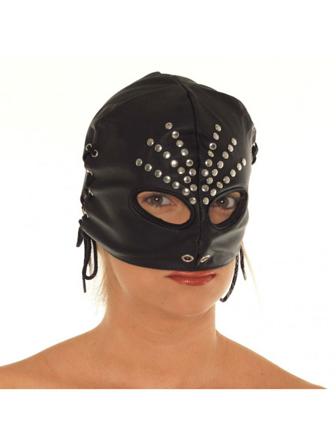 Rimba - Masker met kattenogen, versierd met nieten