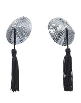 Amorable by Rimba - Tepelbedekkers met Franjes - Zilverkleurig