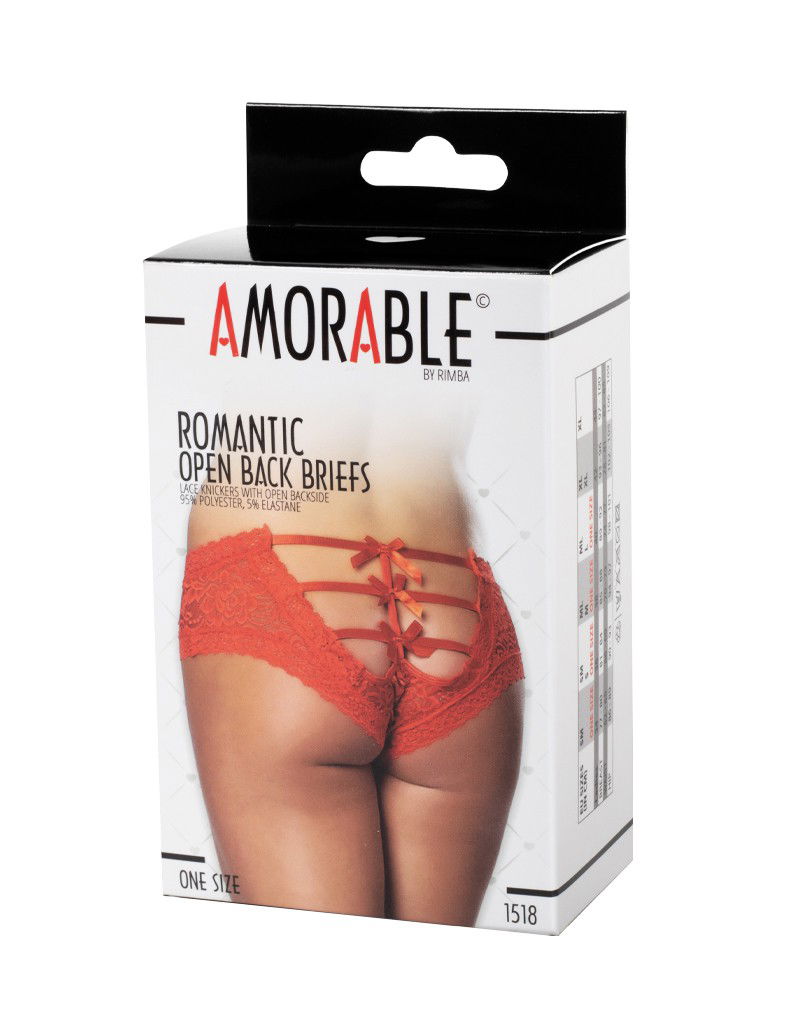 Amorable by Rimba - Open Slip - One Size - Rood