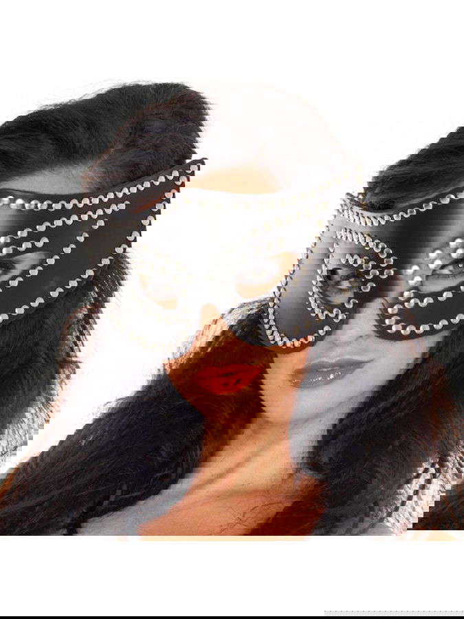 Rimba - Open oogmasker versierd met nieten