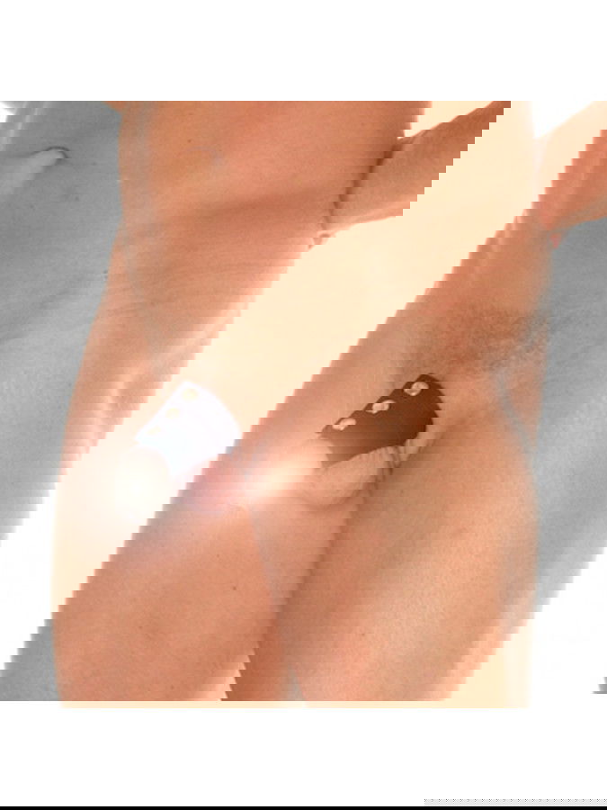 Rimba - Penis-balzak koker met Drukknopen