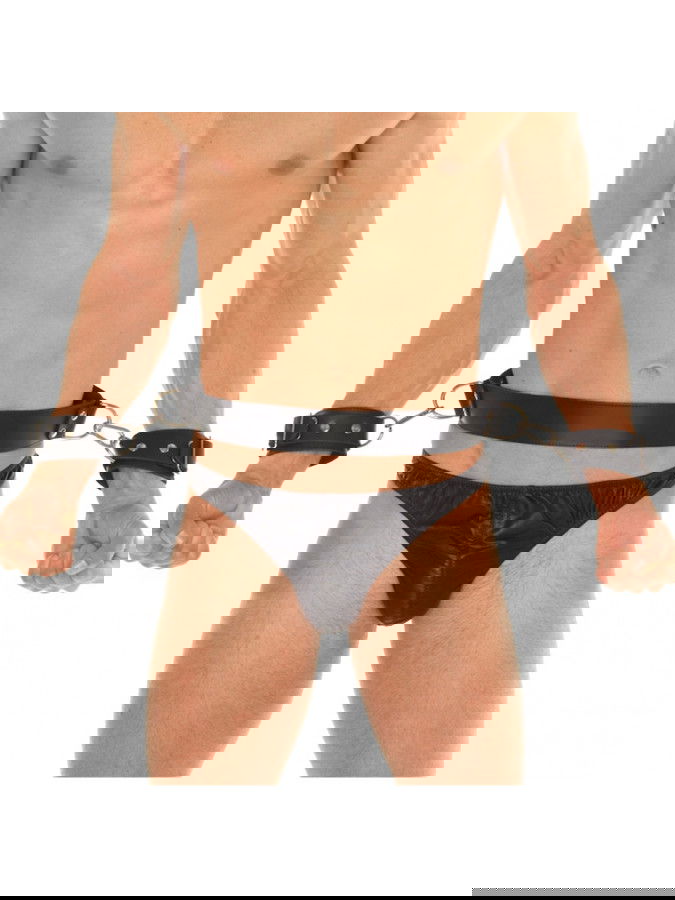 Rimba - Riem met polsboeien en 2 karabijnhaken