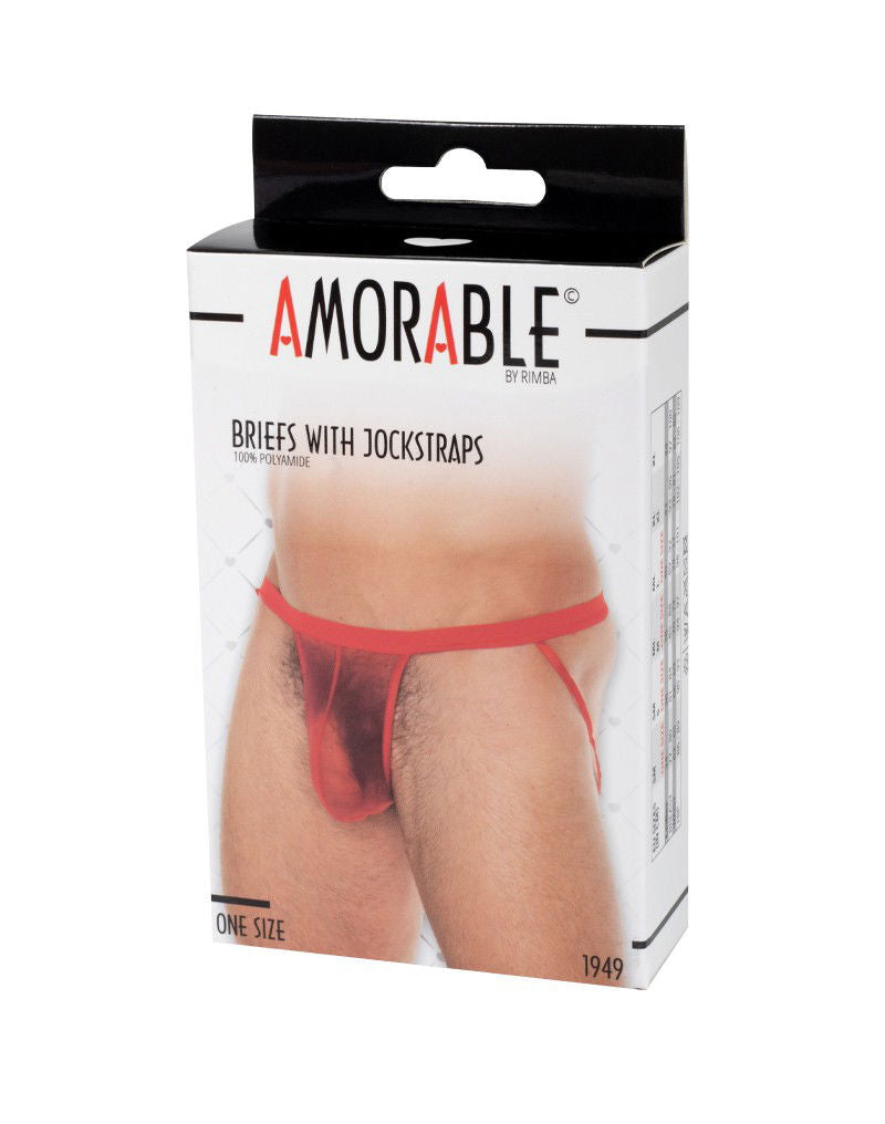 Amorable by Rimba - Doorzichtige jockstrap - One Size