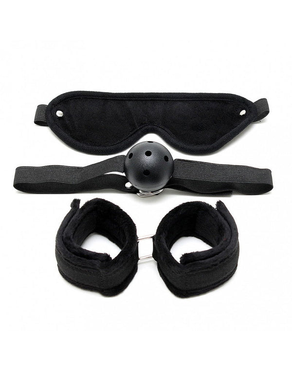 Rimba - Soft bondage set met klittenband (3-delig)