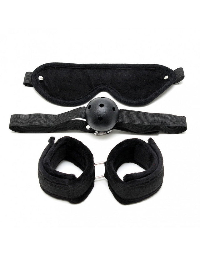 Rimba - Soft bondage set met klittenband (3-delig)