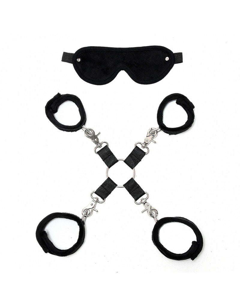 Rimba - Soft bondage set met klittenband (6-delig)