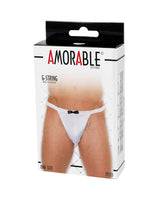 Amorable by Rimba - Rokkostuum string - One Size - Wit / Zwart