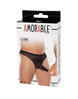 Amorable by Rimba - Doorzichtige string met tuit - One Size