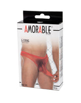 Amorable by Rimba - Doorzichtige string met tuit - One Size