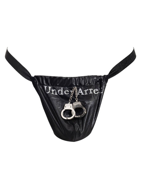 Amorable by Rimba - String met tekst - One Size - Zwart