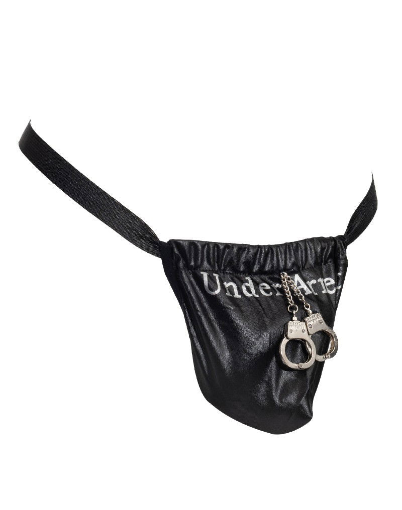 Amorable by Rimba - String met tekst - One Size - Zwart