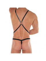 Rimba - String met bodyharnas vervaardigd uit riemen