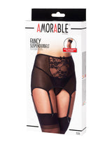 Amorable by Rimba - Jarretel met G-string en Kousen
