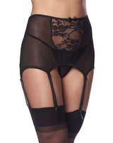 Amorable by Rimba - Jarretel met G-string en Kousen