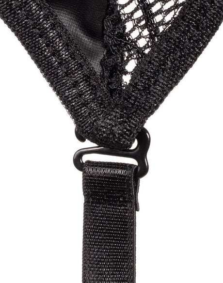 Amorable by Rimba - Jarretel met Slip en Kousen - One Size - Zwart