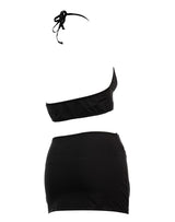 Amorable by Rimba -  Mini Rok met Top - One Size - Zwart