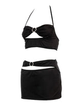 Amorable by Rimba -  Mini Rok met Top - One Size - Zwart