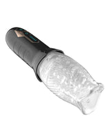 Rimba Toys - Orgastobator 01 - Mannelijke Masturbator - Zwart & Transparant