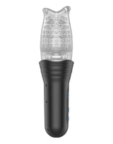 Rimba Toys - Orgastobator 02 - Mannelijke Masturbator - Zwart & Transparant