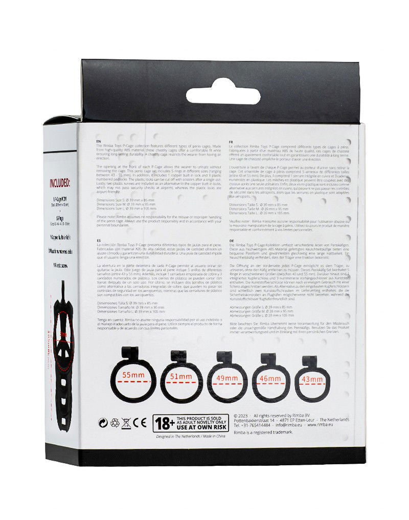 Rimba P-Cage - P-Cage PC01 - Peniskooi Maat L