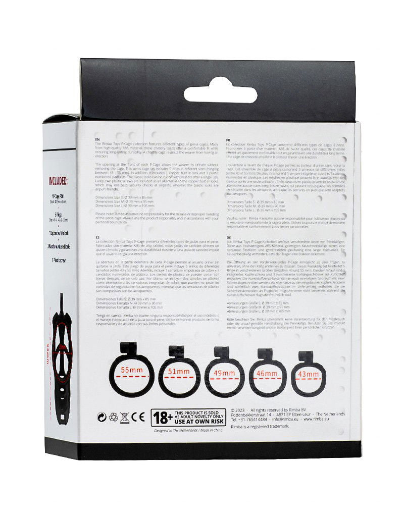 Rimba P-Cage - P-Cage PC01 - Peniskooi Maat M