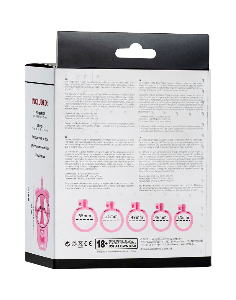 Rimba P-Cage - P-Cage PC01 - Peniskooi Maat M