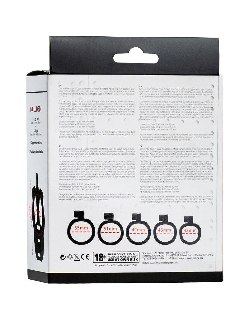 Rimba P-Cage - P-Cage PC01 - Peniskooi Maat S