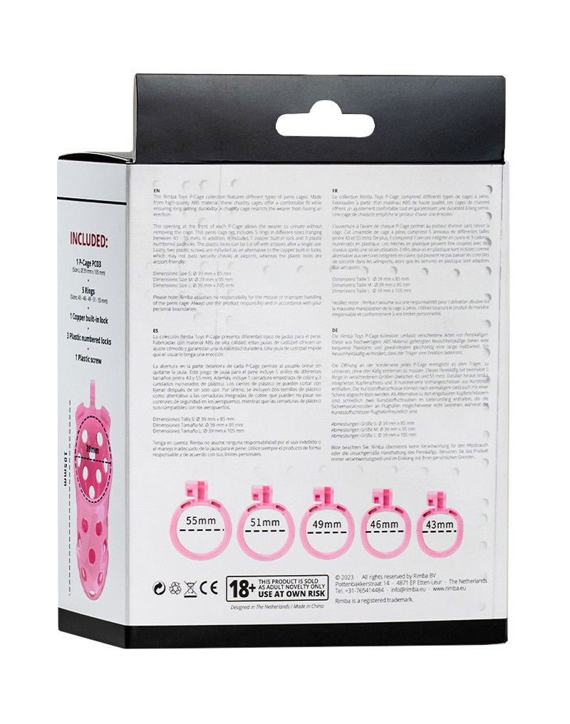 Rimba P-Cage - P-Cage PC03 - Peniskooi Maat L