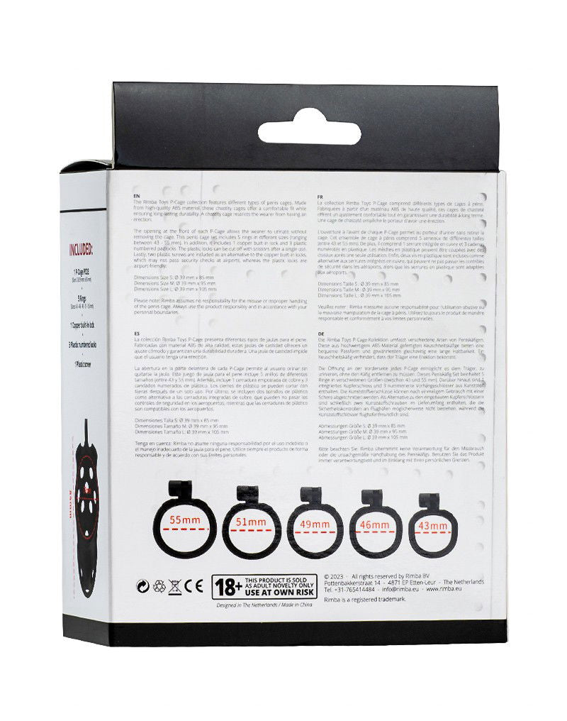 Rimba P-Cage - P-Cage PC03 - Peniskooi Maat S