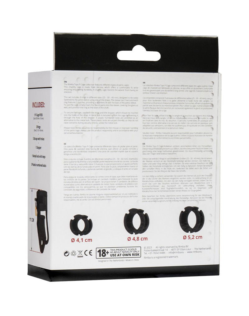 Rimba P-Cage - P-Cage PC05 - Peniskooi - Zwart