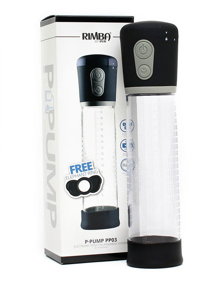 Rimba P-Pump - P-Pump PP03 - Op batterijen werkende penisvergroter - Zwart