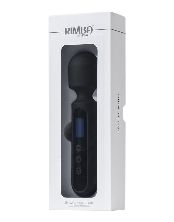 Rimba Toys - Sensual Nights SN01 - Kleine Wand Massager - Zwart