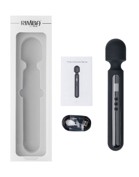 Rimba Toys - Sensual Nights SN05 - Grote Wand Massager - Zwart