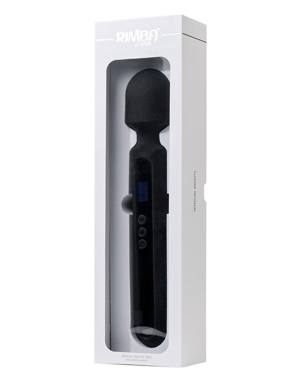 Rimba Toys - Sensual Nights SN05 - Grote Wand Massager - Zwart