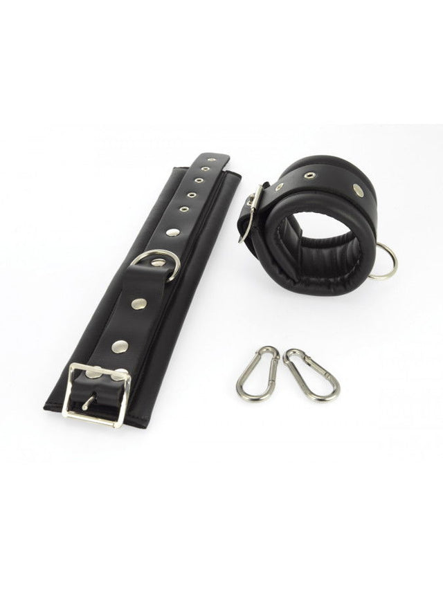 Rimba - Voetboeien gevoerd met kussens inclusief karabijn haken