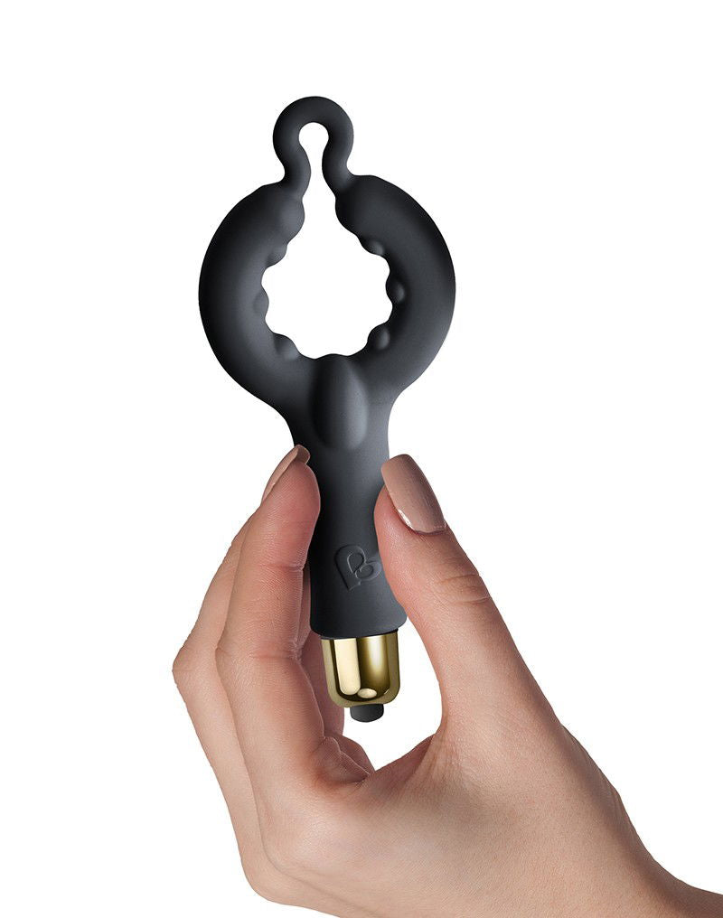 Rocks-Off - Be Mine Set - Cockring, Bullet en Anaal Vibrator - Zwart / Goud